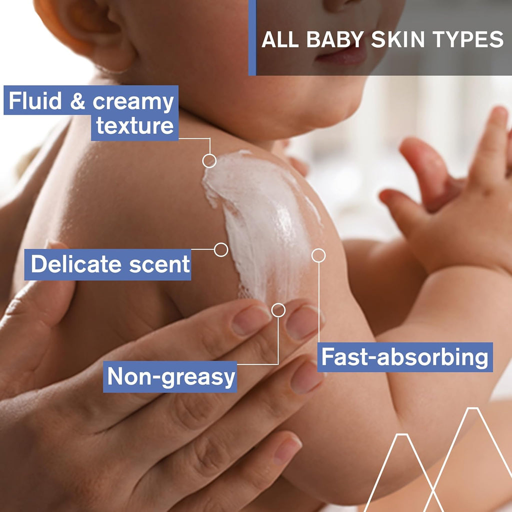 Baby Daily Moisturizing Lotion with Organic Edelweiss & Shea Butter 500Ml - Nourishes, Moisturizes & Protects Skin - Non-Greasy - Delicately Scented - Suitable for Newborns - 97% Natural Origin