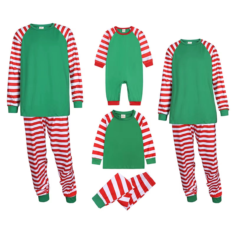Customizing Christmas Family Pajamas Set Family Matching Outfits Father Mother Children&Baby Sleepwear Mommy and Me Pj'S Clothes