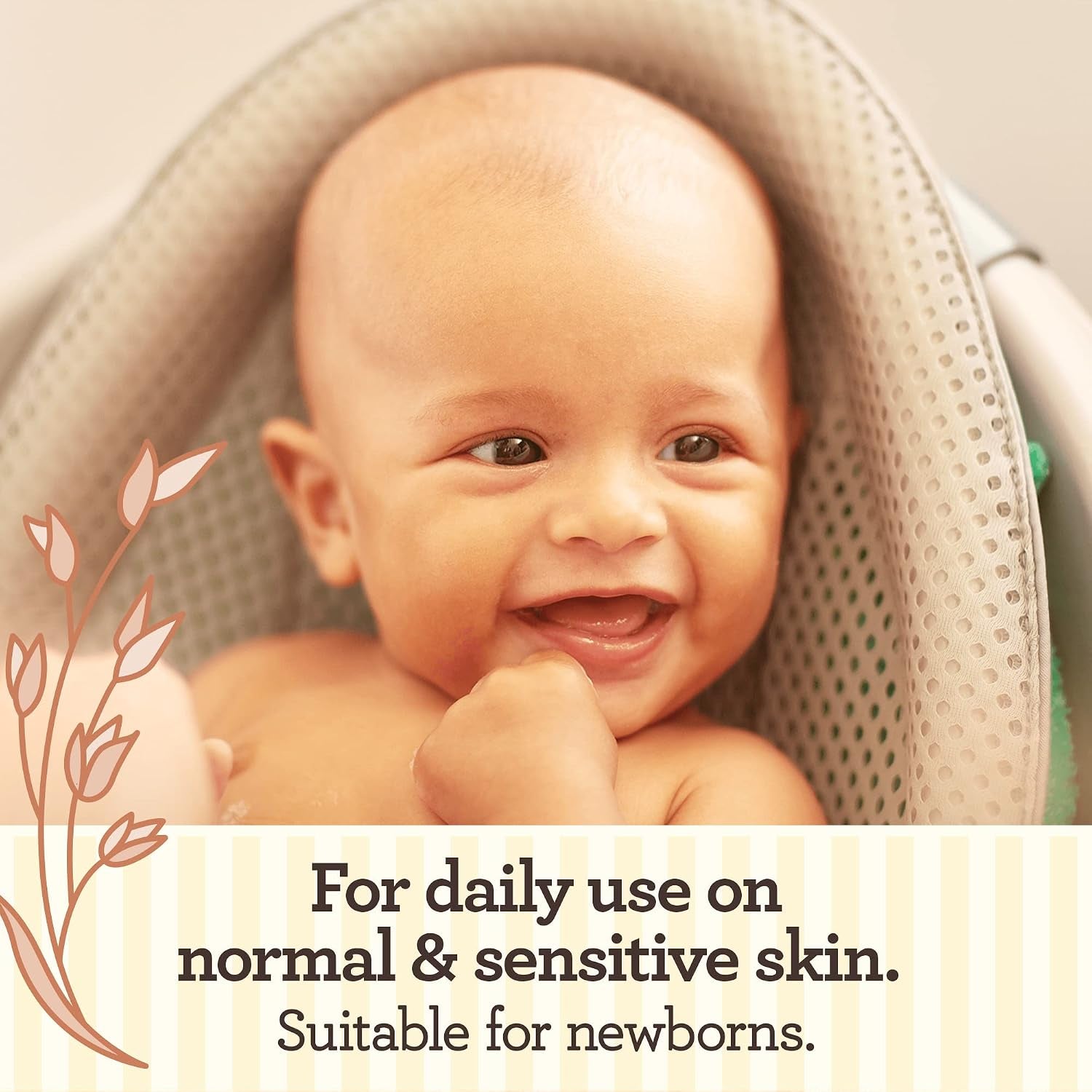Daily Care Hair and Body Wash (2 X 400 Ml), Tear-Free Baby Wash with Gentle Fragrance with Collodial Oatmeal, Gently Cleanses and Leaves Skin Feeling Moisturised, for Sensitive Skin