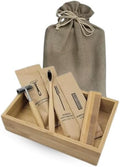 Organic Beauty Box - Bamboo Toothbrush, Bamboo Razor and Bamboo Comb - Natural and Ecological Care Kit - Ideal for Zero Waste Gift