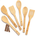 Wooden Spoons for Cooking,6 Piece Wooden Spoon Set,Wooden Spatula for Cooking,Slotted Wood Bamboo Spoon,Wooden Utensil Set,Premium Wood Kitchen Utensils