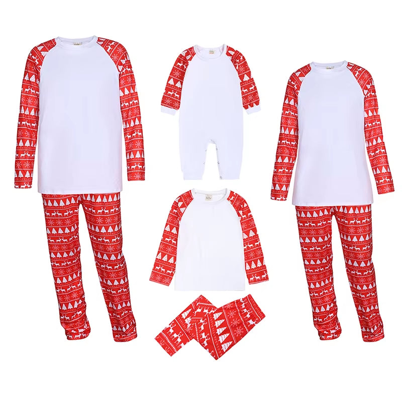 Customizing Christmas Family Pajamas Set Family Matching Outfits Father Mother Children&Baby Sleepwear Mommy and Me Pj'S Clothes