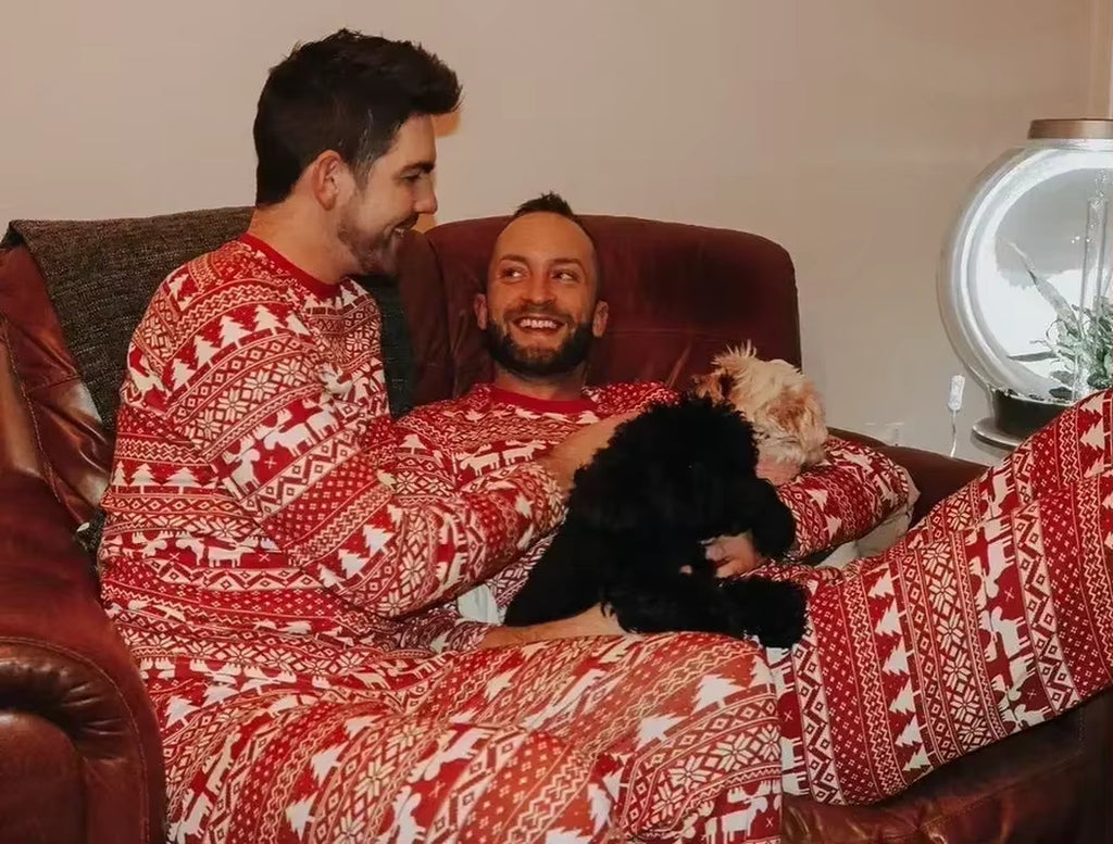 2025 New Christmas Pajamas Set for Family Mother Father Kids Matching Clothing Baby&Dog Romper Pjs Xmas Look Loose Soft Outfits