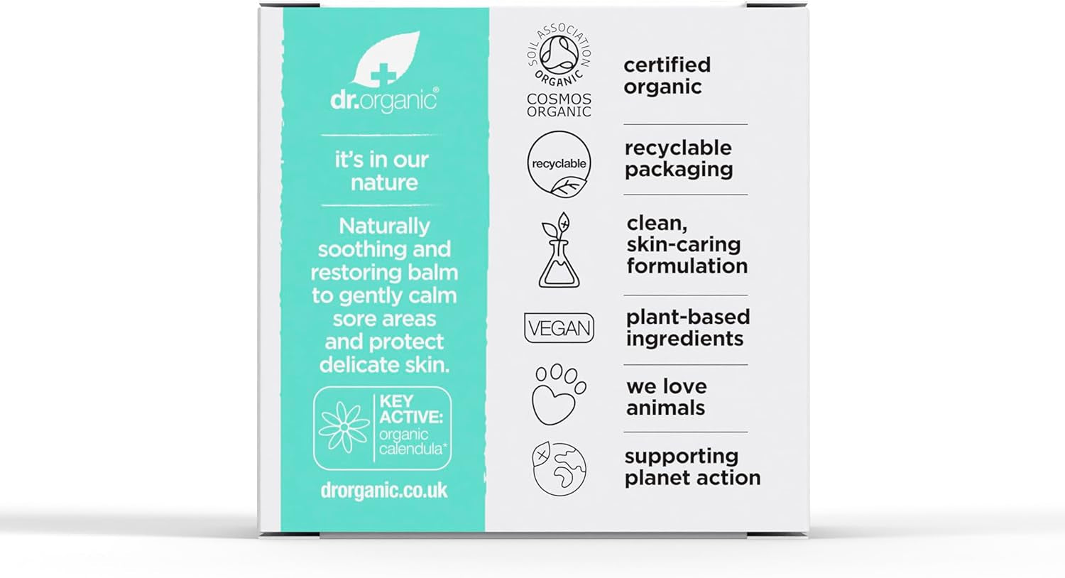 Baby Bum Balm with Calendula, Nappy Rash Cream, Sensitive Skin, Lanolin, Natural, Vegan, Dermatologically Tested, Cruelty-Free, Paraben & SLS Free, Certified Organic, 50Ml