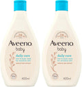 Daily Care Hair and Body Wash (2 X 400 Ml), Tear-Free Baby Wash with Gentle Fragrance with Collodial Oatmeal, Gently Cleanses and Leaves Skin Feeling Moisturised, for Sensitive Skin