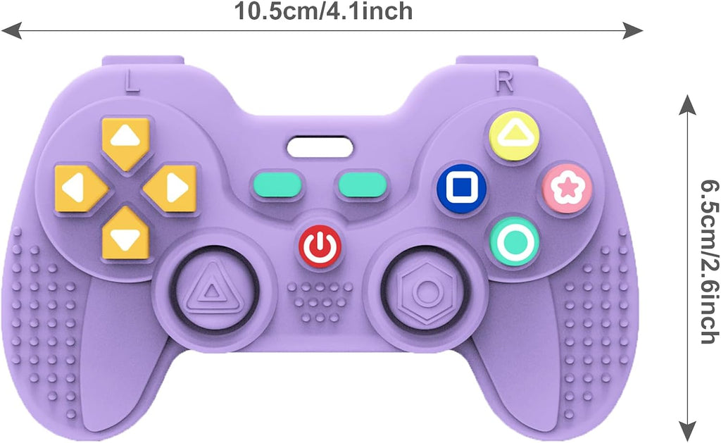 Silicone Teething Toys for Babies 0-6 Months, Teethers for Babies 6-12 Months, Remote Teether for Baby, Sensory Toys for Babies, Baby Chew Toys