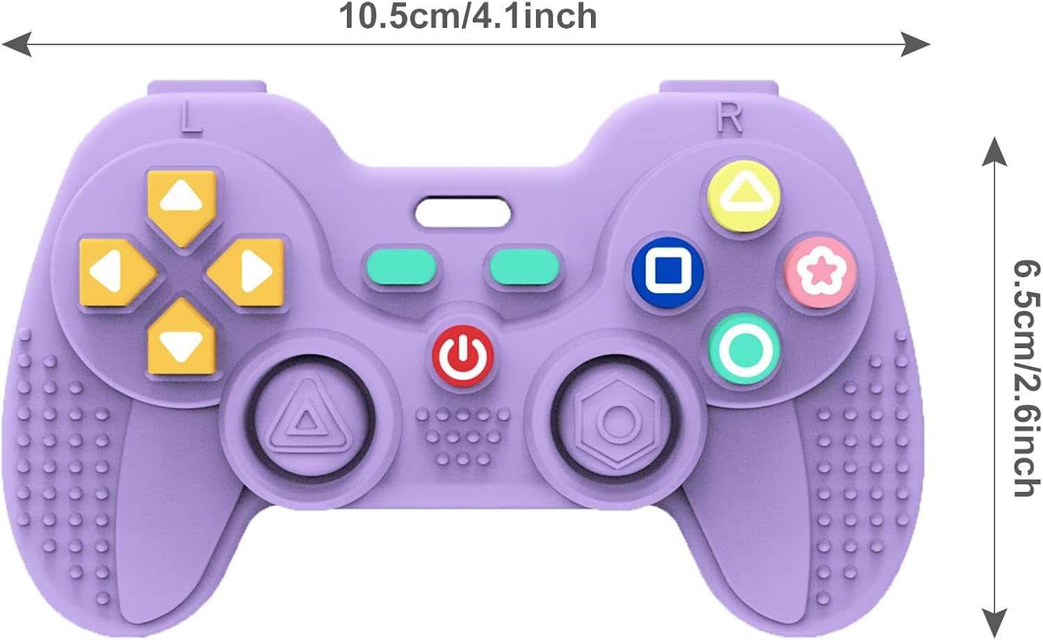 Silicone Teething Toys for Babies 0-6 Months, Teethers for Babies 6-12 Months, Remote Teether for Baby, Sensory Toys for Babies, Baby Chew Toys