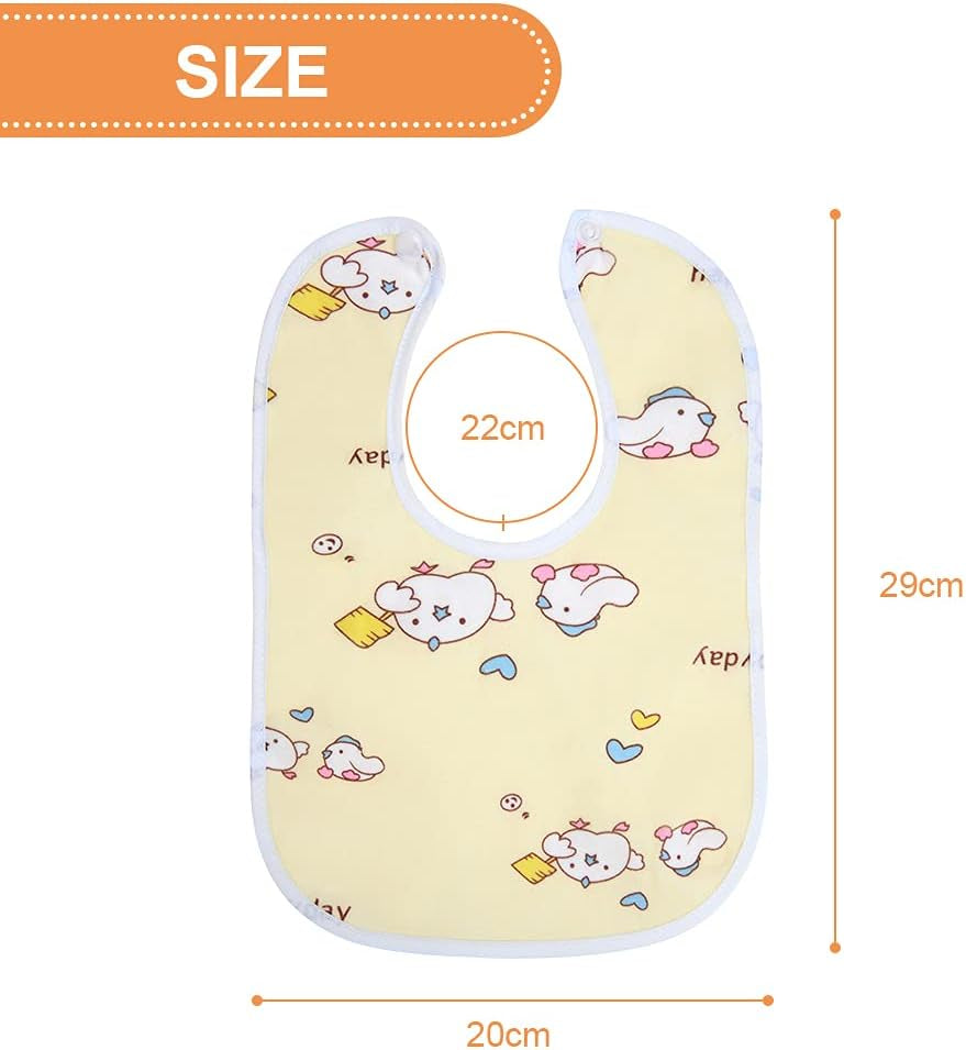Baby Bandana Dribble Bibs Drool Bibs, 10Pcs Infant Teething Soft and Absorbent with Adjustable Snaps, Bib Set for Unisex Newborn Toddlers Aged 0-36 Months