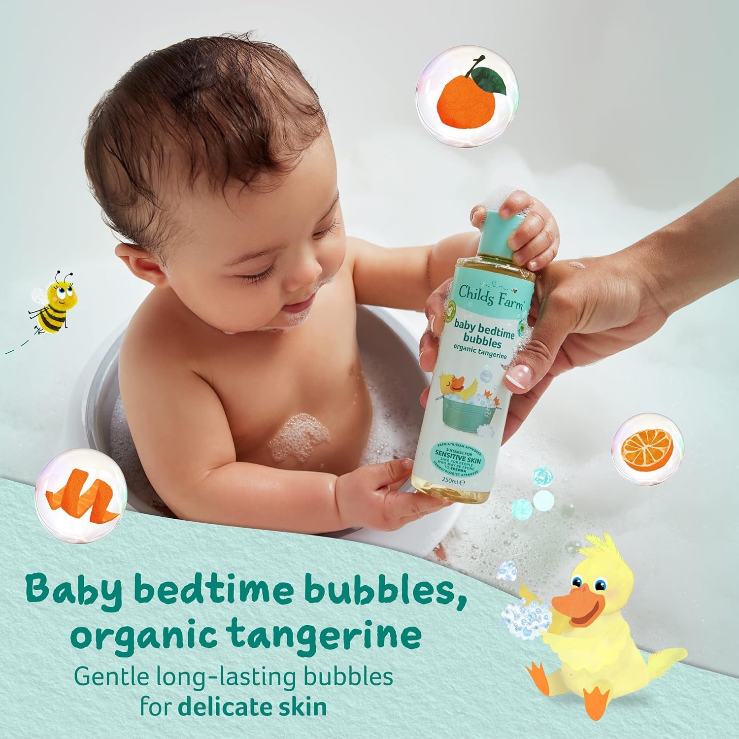 | Baby Regime Bundle | Baby Moisturiser 200Ml, Baby Wash and Baby Bubbles 250Ml | Suitable for Newborns with Dry, Sensitive and Eczema-Prone Skin