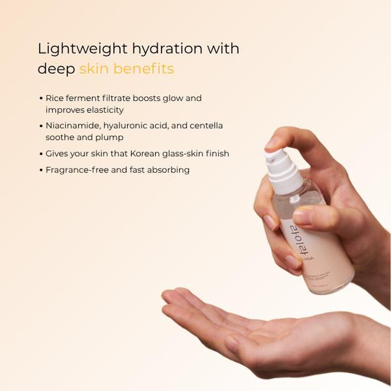 [Lyra Official] 3-Step Korean Glow Skincare Set | Soapberry Oil, Rice Powder Cleanser, Rice Essence Serum | for Hydrated, Glowing, Balanced Skin