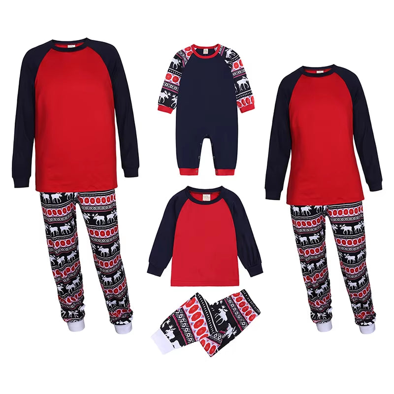 Customizing Christmas Family Pajamas Set Family Matching Outfits Father Mother Children&Baby Sleepwear Mommy and Me Pj'S Clothes